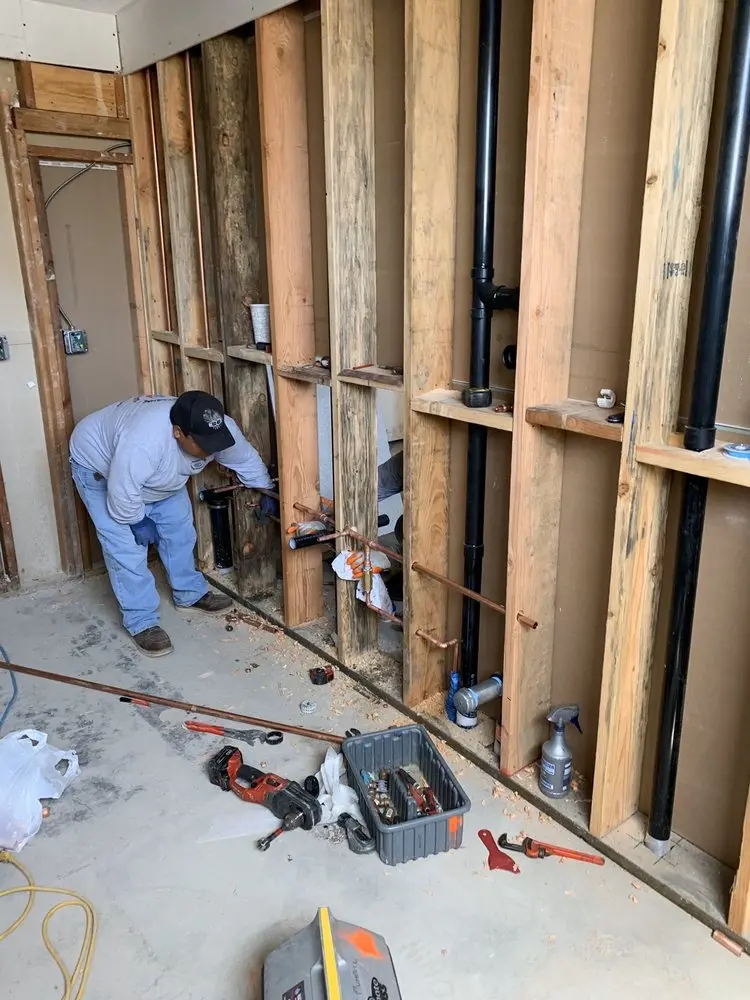 Commercial rough-in plumbing for Gas Line Repair in Paoli Manor